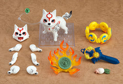 Nendoroid Amaterasu DX Ver. shown with its full set of interchangeable parts