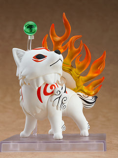 Nendoroid Amaterasu DX Ver. standing in profile with trailing flame effects