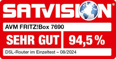 FRITZ!Box 7690 – Wi-Fi 7 DSL-Router mit Supervectoring, Mesh & DECT-Basis