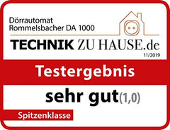 ROMMELSBACHER Dörrautomat DA 1000, XXL-Dörrfläche 1,6 m², inkl. 10 Edelstahl-Dörrtabletts, 2 Dörrgitter, 2 Dörrmatten, LED-Display, 24 Std. Zeitschaltuhr, Temperatur einstellbar (35 °C – 75 °C)