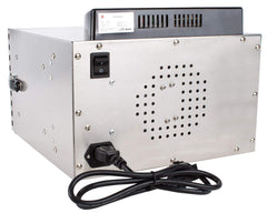 Beeketal 'BDA-15' Dörrautomat aus Edelstahl mit 10 Etagen, Zeitschaltuhr (max. 24h), einstellbarer Temperatur (30-90 °C) und LED Bedienfeld - Profi Gastro Dörrgerät inkl. 10 Einlegegitter