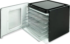 Nebula Lebensmittel Dörrgerät Mit 6 Edelstahlschalen | LED-Touch-Control-Design, Einstellbare Digitale Temperatur 35-70 °C & 48-Stunden-Timer | 400W | Dörrgerät Für Obst, Gemüse, Fleisch Und Mehr