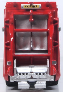 Rear view of the Dennis Eagle Olympus model showing the rear-loading hopper