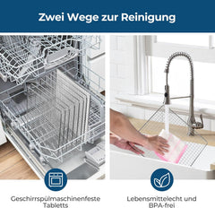 Edelstahl Dörrautomat, 1000W Dörrgerät für Obst und Gemüse mit LED-Anzeige, präziser Temperaturregelung (35-75°C), 48-Stunden-Timer, 9 Edelstahlschalen, 2 Maschensiebe, 1 Schale für Obstrollen