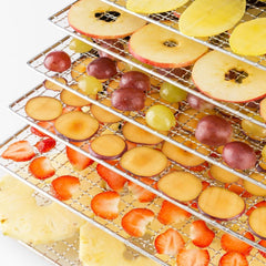 Klarstein Dörrautomat, Dörrgerät, Food Dehydrator, Dörrautomat aus Metall, Dehydrator Food Dryer, 9 Ablagen, 700 Watt, Touch-Display, Timer, Edelstahlheizelement, HotAir Circulation System, Schwarz