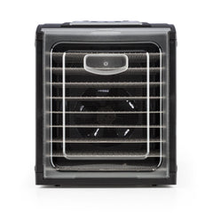 Klarstein Dörrautomat, Dörrgerät, Food Dehydrator, Dörrautomat aus Metall, Dehydrator Food Dryer, 9 Ablagen, 700 Watt, Touch-Display, Timer, Edelstahlheizelement, HotAir Circulation System, Schwarz
