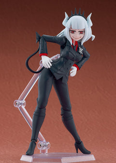figma Lucifer leaning forward in a relaxed pose on the articulated stand